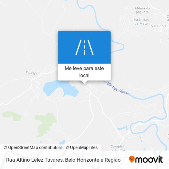 Rua Altino Lelez Tavares mapa