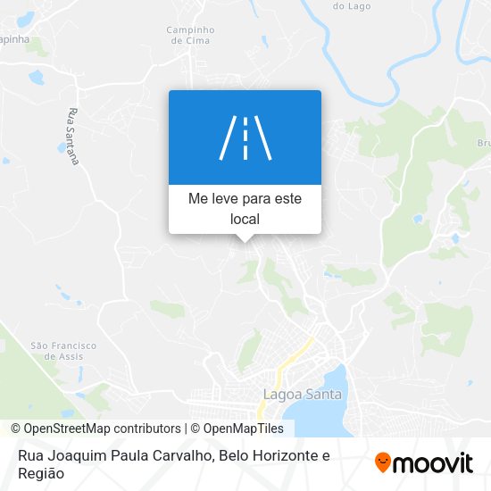 Rua Joaquim Paula Carvalho mapa