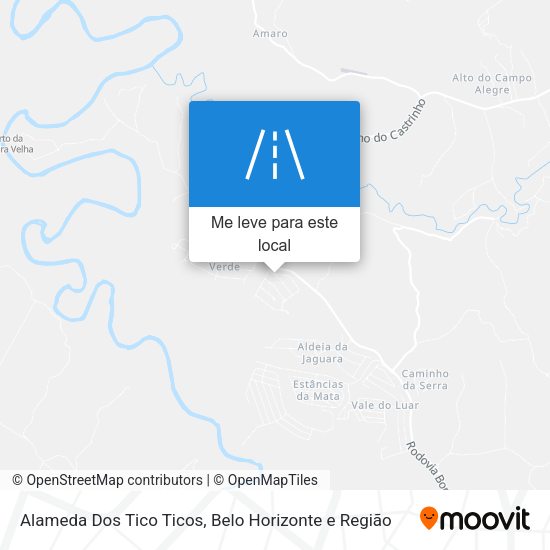 Alameda Dos Tico Ticos mapa