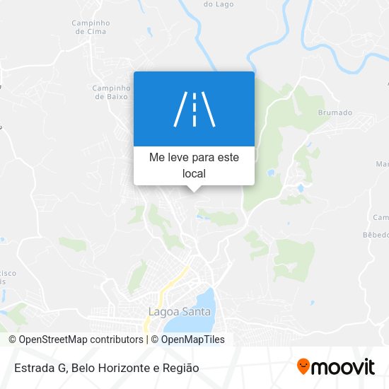 Estrada G mapa