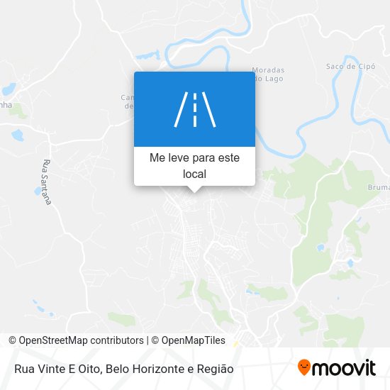 Rua Vinte E Oito mapa