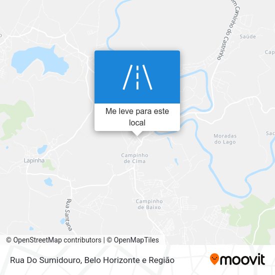 Rua Do Sumidouro mapa