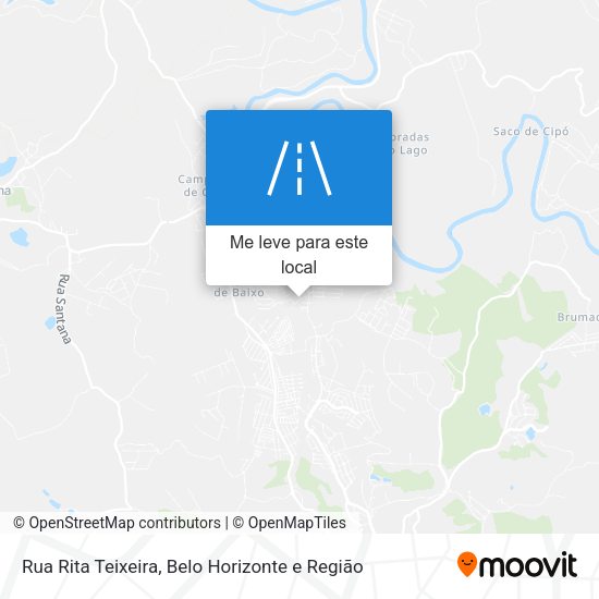Rua Rita Teixeira mapa