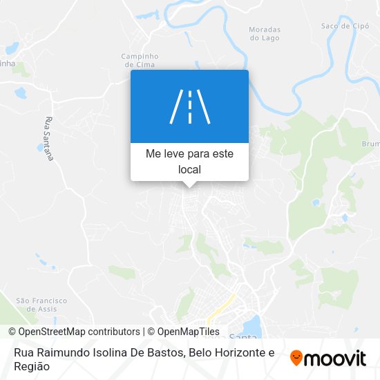 Rua Raimundo Isolina De Bastos mapa