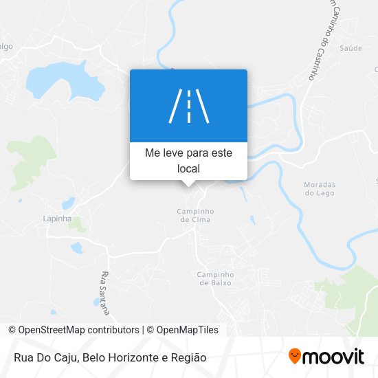Rua Do Caju mapa