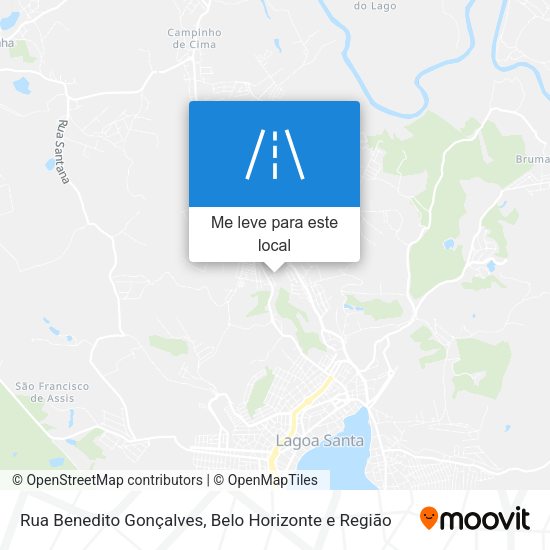 Rua Benedito Gonçalves mapa