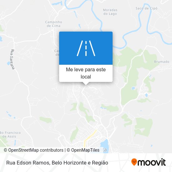 Rua Edson Ramos mapa