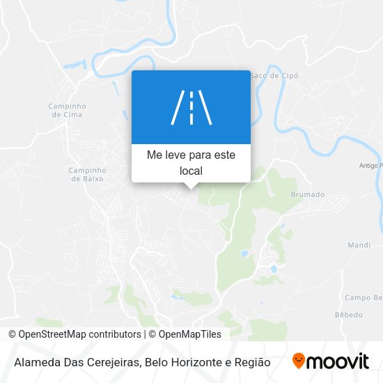 Alameda Das Cerejeiras mapa