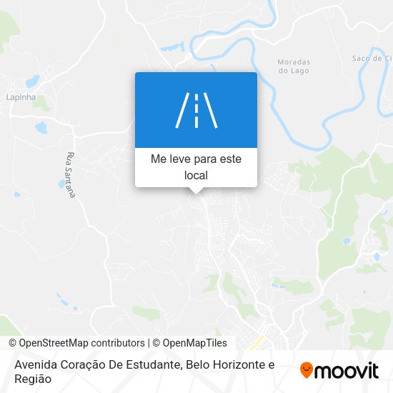 Avenida Coração De Estudante mapa