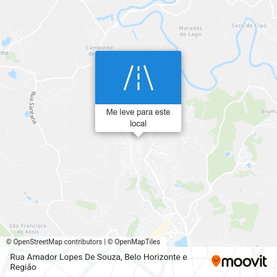 Rua Amador Lopes De Souza mapa