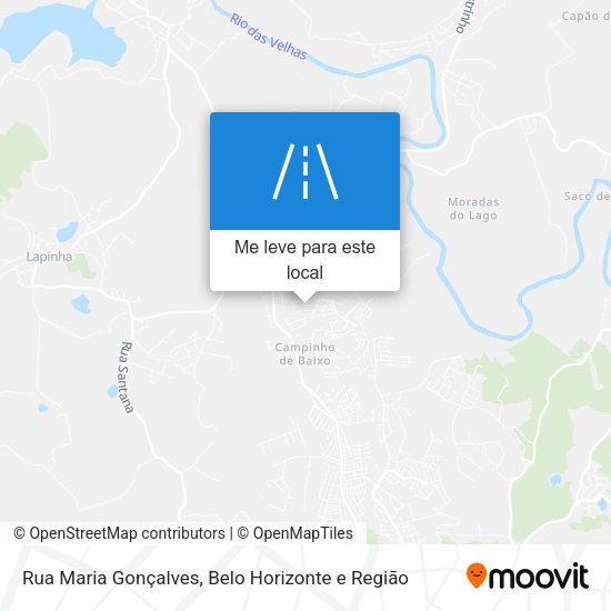 Rua Maria Gonçalves mapa