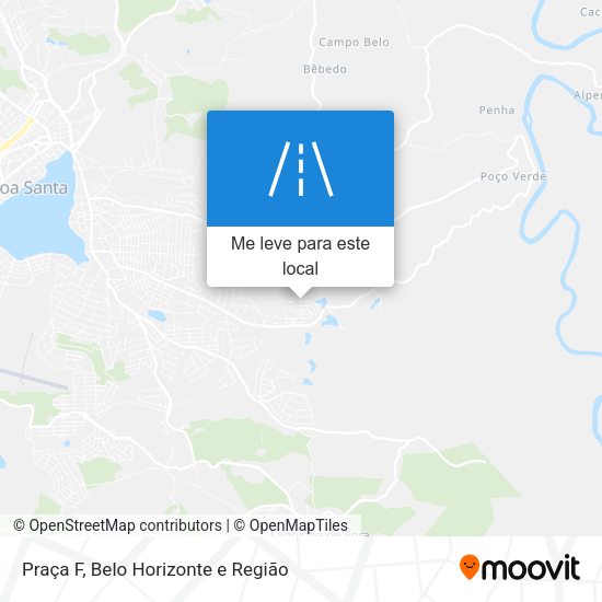Praça F mapa