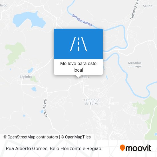 Rua Alberto Gomes mapa