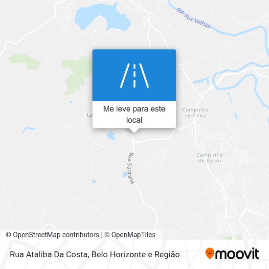 Rua Ataliba Da Costa mapa