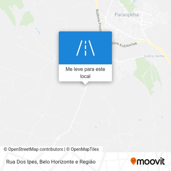 Rua Dos Ipes mapa
