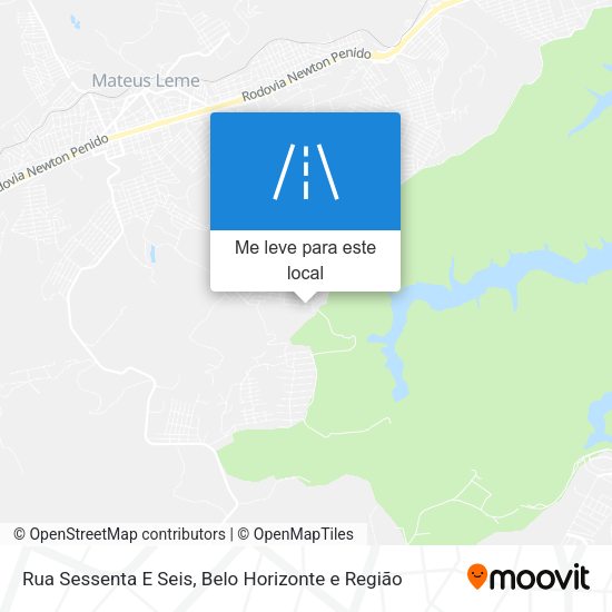 Rua Sessenta E Seis mapa
