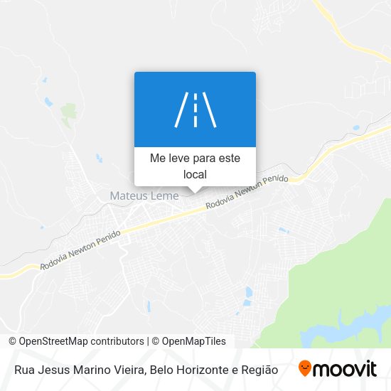 Rua Jesus Marino Vieira mapa