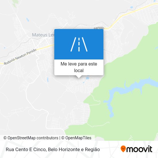 Rua Cento E Cinco mapa