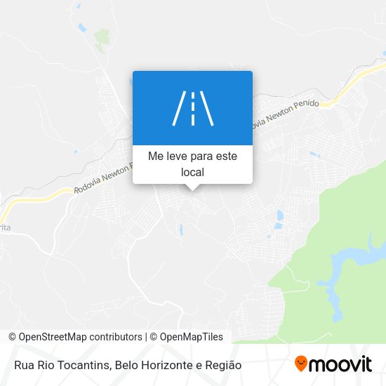 Rua Rio Tocantins mapa