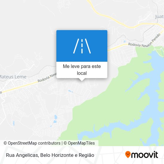 Rua Angelicas mapa