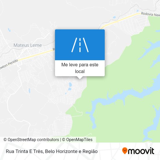 Rua Trinta E Três mapa