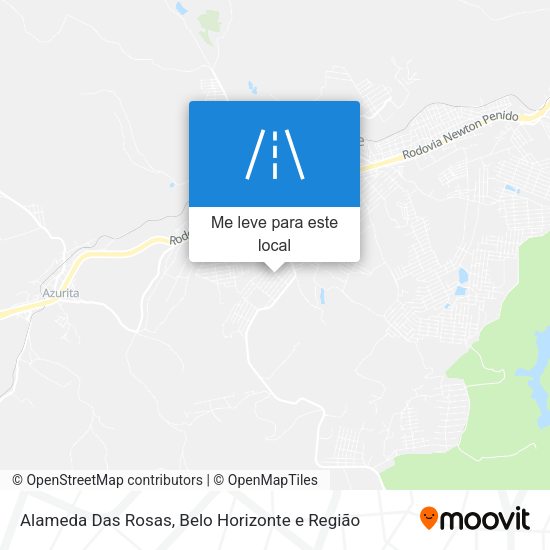 Alameda Das Rosas mapa