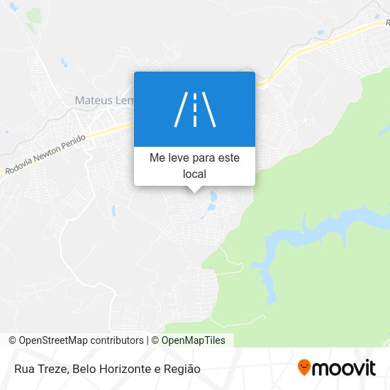 Rua Treze mapa