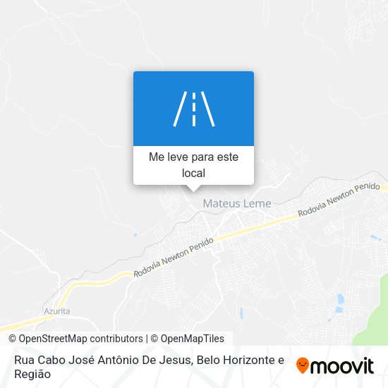 Rua Cabo José Antônio De Jesus mapa