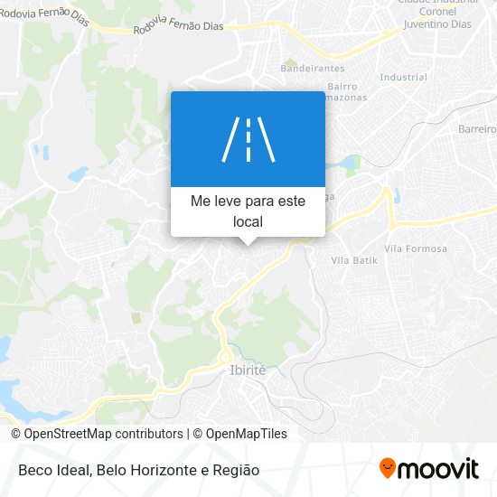 Beco Ideal mapa
