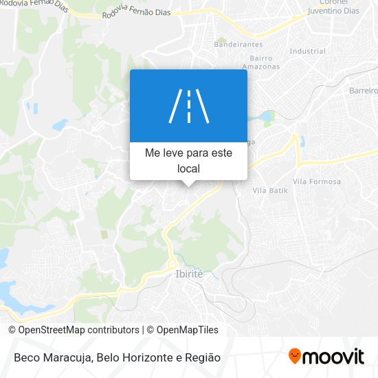 Beco Maracuja mapa