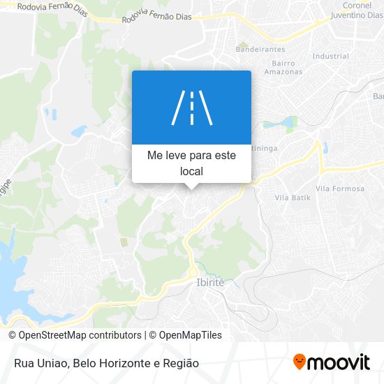 Rua Uniao mapa