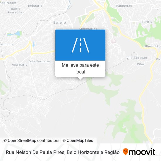 Rua Nelson De Paula Pires mapa