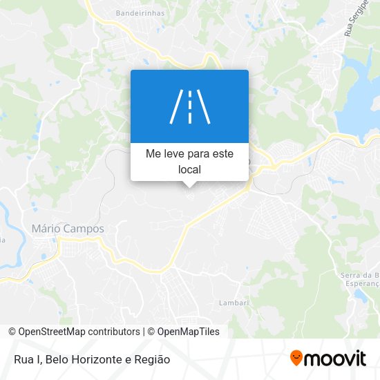 Rua I mapa