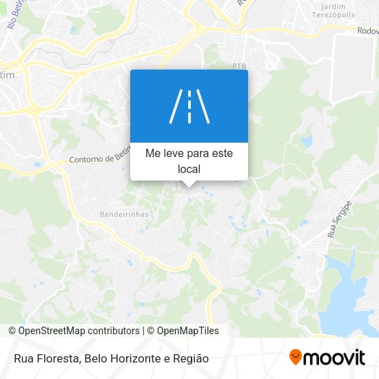 Rua Floresta mapa