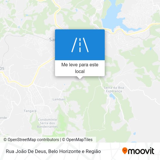 Rua João De Deus mapa