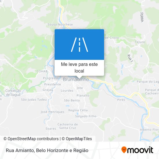 Rua Amianto mapa