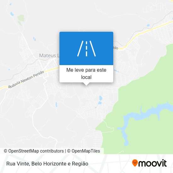 Rua Vinte mapa