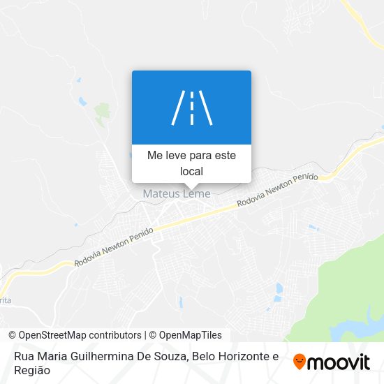 Rua Maria Guilhermina De Souza mapa