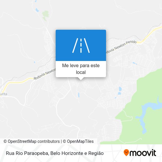 Rua Rio Paraopeba mapa