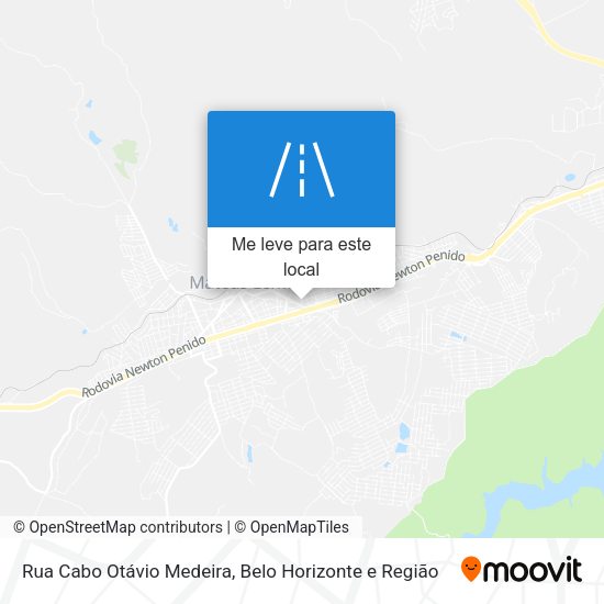 Rua Cabo Otávio Medeira mapa