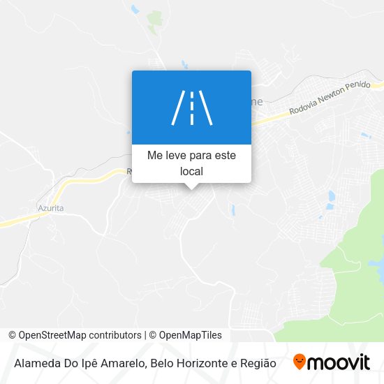 Alameda Do Ipê Amarelo mapa
