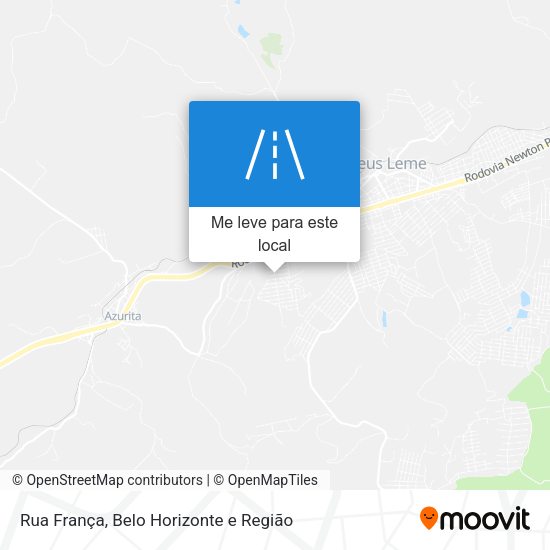 Rua França mapa