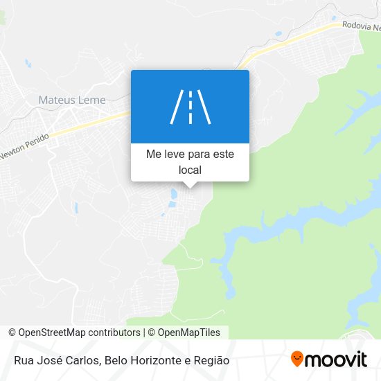 Rua José Carlos mapa