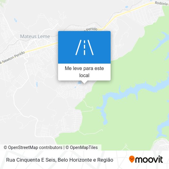 Rua Cinquenta E Seis mapa
