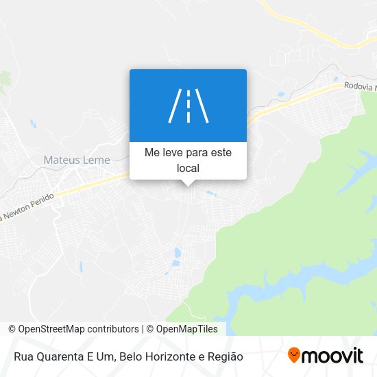 Rua Quarenta E Um mapa
