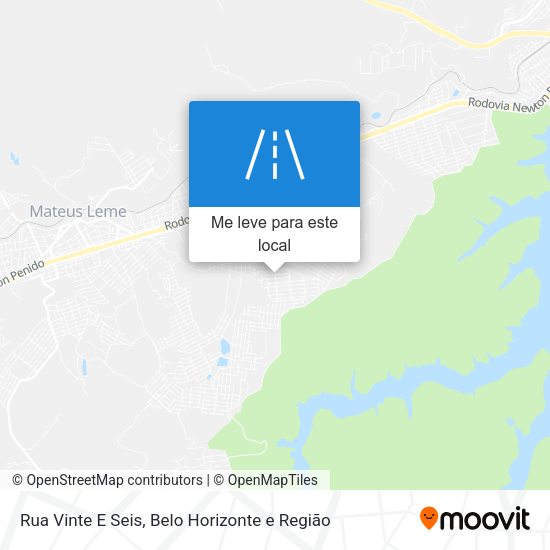 Rua Vinte E Seis mapa