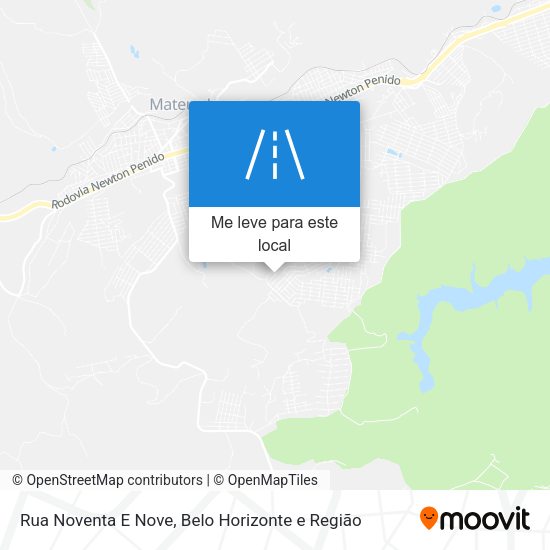 Rua Noventa E Nove mapa