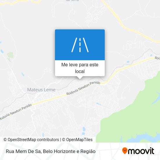 Rua Mem De Sa mapa