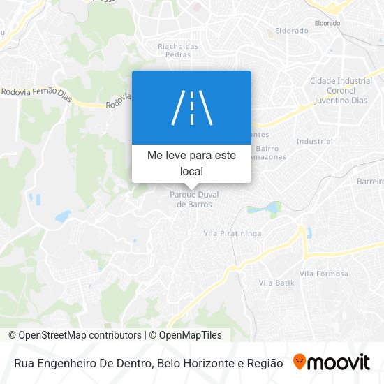 Rua Engenheiro De Dentro mapa