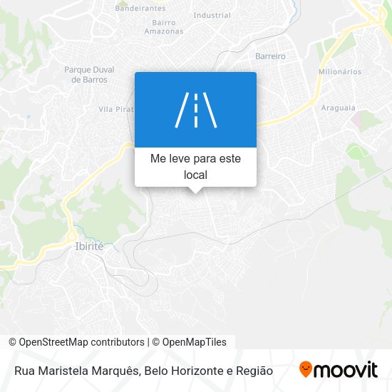 Rua Maristela Marquês mapa
